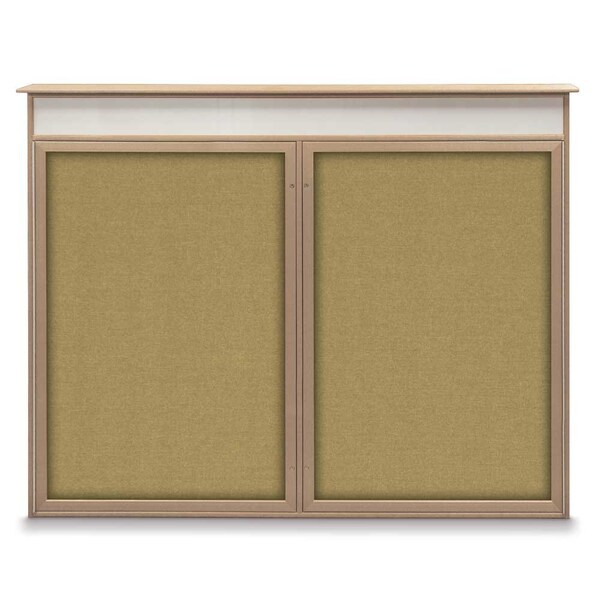 Single Door Enclosed Indoor Letterboard